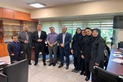 مراسم معارفه سرپرست های اداره نظارت بر امور عمومی و اداره خدمات عمومی در دفتر مدیریت پشتیبانی، نظارت و توسعه امور عمومی